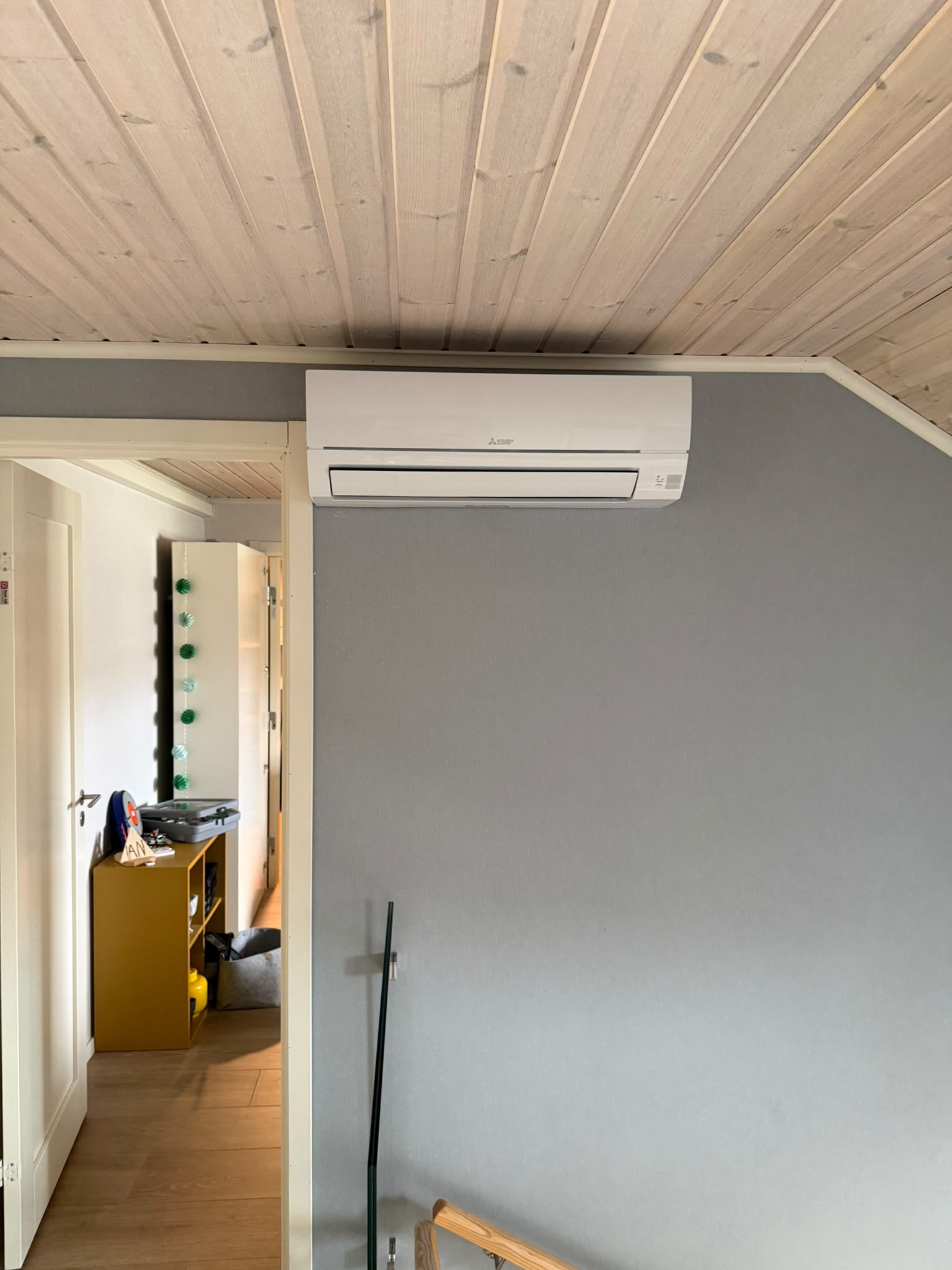 Kundinstallation - värmepump installerad av MH Värmepumpar i Luleå